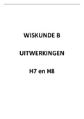 Antwoordenmodel hfd 7 en 8 (WIS B, VWO 5)