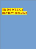 NR 599 WEEK 3 QUIZ 2022