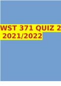 WST 371 QUIZ 2 2021/2022