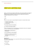 Nrnp 6531 final exam compliation NRNP 6531 MIDTERM EXAM QUESTIONS AND ANSWERS BEST GRADED A+ CORRECT/VERIFIED ANSWER NEW UPDATE NRNP 6531 MIDTERM EXAMNRNP 6531 Midterm Exam Latest Update(This Exam consists of frequently tested questions with all the corre