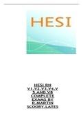 HESI RN VERSION 1 TO VERSION 8