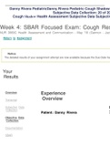 Danny Rivera Pediatric Cough Shadow Health Assessment Subjective Data Subjective Data Collection: 20 of 20 (100.0%)