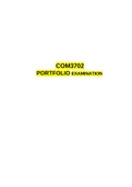 COM3702 PORTFOLIO EXAMINATION 