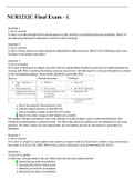  NUR1212C Final Exam - 1./ NUR1212C Final Exam - 1.