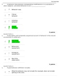 PSY 7712 Unit 2 Quiz Questions and Answers- Capella University