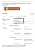 Summary Shadow Health Focused Exam: UTI with Antibiotic Sensitivity- Subjective data Collection