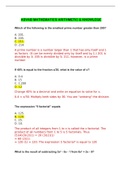 	ASVAB MATHEMATICS ARITHMETIC & KNOWLEGE