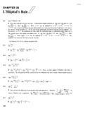 L'Hopital's Rule solved questions