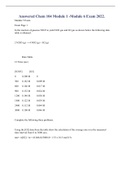 Answered Chem 104 Module 1 -Module 6 Exam 2022.