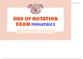 PEDIATRICS (EOR) END OF ROTATION EXAM QUESTIONS AND ANSWERS 2022/2023