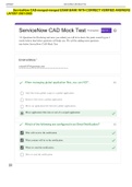  	ServiceNow CAD-merged-merged EXAM BANK WITH CORRECT VERIFIED ANSWERS LATEST 2021/2022