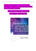 Hamric and Hanson’s Advanced Practice Nursing An Integrative Approach 6th Edition Tracy O’Grady Test Bank