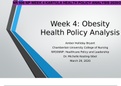 NR 506 NP Week 4 Kaltura Health Policy Analysis 2020/21