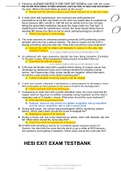 HESI EXIT EXAM TESTBANK  ( A+ GRADED 100% VERIFIED) LATEST 2022