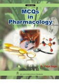 MCQs in Pharmacology