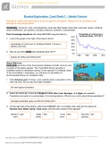 Student Exploration: Coral Reefs 1 – Abiotic Factors