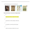 Sophia Art History II Milestone 1, Questions and Answers