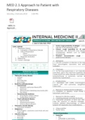 Approach to Patient with Respiratory Diseases