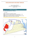 NUR D029 - POPULATION HEALTH DATA BRIEF TEMPLATE.