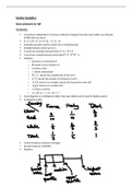 Complete Summary of A Level OCR MEI B Statistics Minor