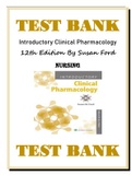 Introductory Clinical Pharmacology 12th Edition Susan Ford Nursing Test Bank