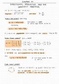 MT2503 Multivariate Calculus Chapter 04: Directional Derivative and the Gradient Operator