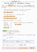 MT2503 Multivariate Calculus Chapter 05: Taylor Series and Stationary Points