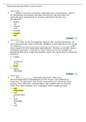 Exam (elaborations) Operational Security Midterm Exam Solved. (EMSISSISOL631) 