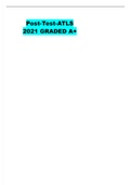 Post-Test-ATLS 2021 GRADED A+