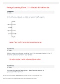 Portage Learning Chem 210 - Module 4 Problem Set