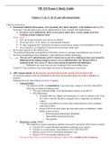 NR 324 Exam 1 Study Guide