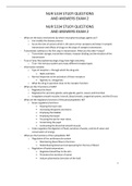 NUR 5334 STUDY QUESTIONS AND ANSWERS EXAM 2