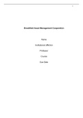 Brookfield Asset Management Cooperation Brookfield Asset Management is an alternative asset manager and REIT/Real Estate Investment Manager cooperation company focusing on real estate, renewable power, infrastructure, venture capital, and private equity a