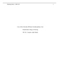 Care of the Critically-Ill Patient: Interdisciplinary Care Chamberlain College of Nursing NR 341: Complex Adult Health