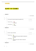 ALHS 1101 EXAM 3 GRADED A