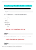 Portage Learning Chem 210 Module 4 Problem Set |(2023/2024) 100% Verified