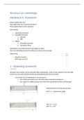 Uitgebreide samenvatting lessen structuur en morfologie