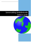 Samenvatting aardrijkskunde hoofdstuk 1 (actieve aarde) van Systeem Aarde (Geo) vwo 5