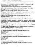 MGT 490 CAPSIM KNOWLEDGE EXAM QUESTIONS AND ANSWERS GRADED A+