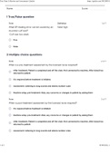 DaVita PCT Final Exam Questions and Answers 2022/2023