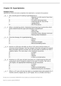 NURS 615 / NURS615 Chapter 39: Hyperlipidemia 100%