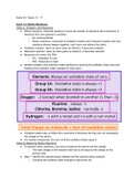 General Chemistry 2: Exam 3 Study Guide