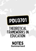 PDU3701 - Summarised NOtes