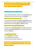 NR 509 Pharmacology HESI Practice Exam 3 Best Exam Solution Q & As GUARANTEED SUCCESS Latest update 2022/2023 RATED A+