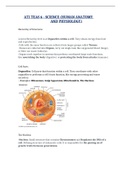 ATI TEAS 6 - Science (Human Anatomy and Physiology) latest solutions