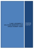 TLI4801 ASSIGNMENT PACK WITH SOLUTIONS FOR ASSIGNMENT 1 &2 FOR SECOND SEMESTER 2022