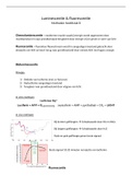 Samenvatting methoden in biomedisch onderzoek hoofdstuk 8: luminescentie, fluorescentie