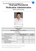 Case Case Study Oral and Parenteral Medication Administration, Skills & Reasoning, Jerry Williams, 62 years old, (Latest 2021) Correct Study Guide, Download to Score A  Jerry Williams, 62 years old Primary Concept Perfusion Interrelated Concepts (In order