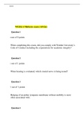 NRNP 6675 Week 6 Midterm Exam (100% Correct Answers) When completing this exam, did you comply with Walden University’s Code of Conduct including the expectations for academic integrity?  Question 2 1 out of 1 points When hearing is evaluated, which cran