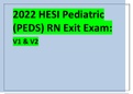 2023 NGN ATI PEDS PROCTORED/ PEDIATRIC EXAM TEST BANK(EXAMS) BUNDLE